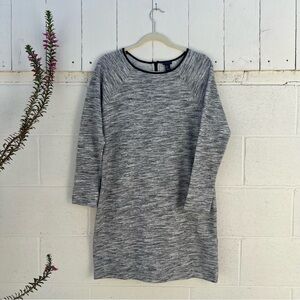 Paraphrase Gray Long Sleeve Dress